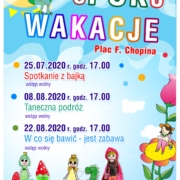 Spoko wakacje plakat