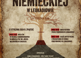 Rocznica zbrodni w Leokadiowie 2024 plakat INTERNET