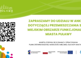 Baner QR do ankiety dla mieszkańców