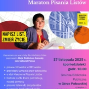 Maraton Pisania Listów plakat