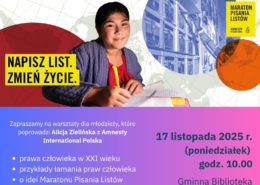 Maraton Pisania Listów plakat