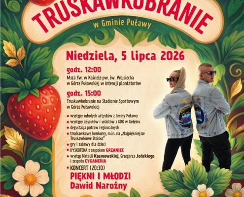 Truskawkobranie 2026 PLAKAT