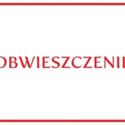 OBWIESZCZENIE